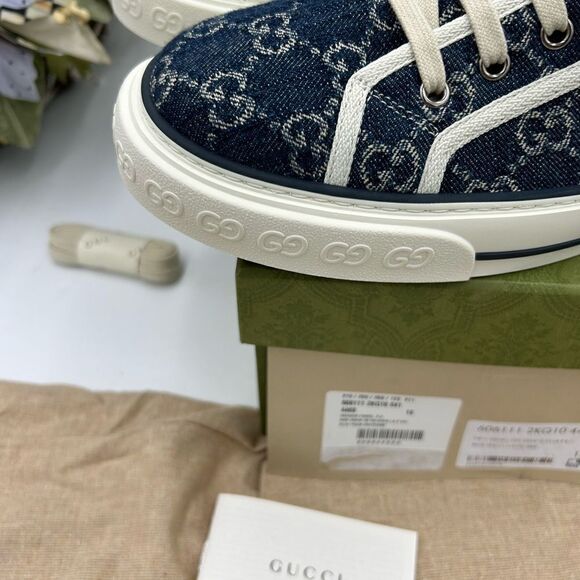 Men’s Gucci tennis 1977 low top sneakers size 13 made in Italy - Picture 8 of 12